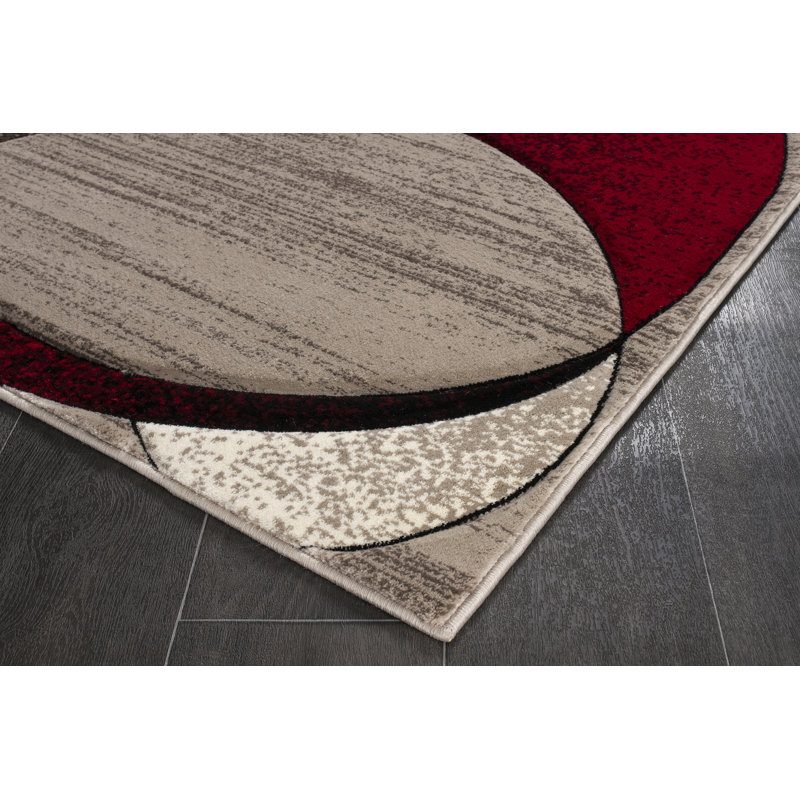 Nekizia Abstract Indoor Rug, Runner 2'8" x 8'1"
