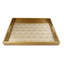 Deco Glass Mirror Tray