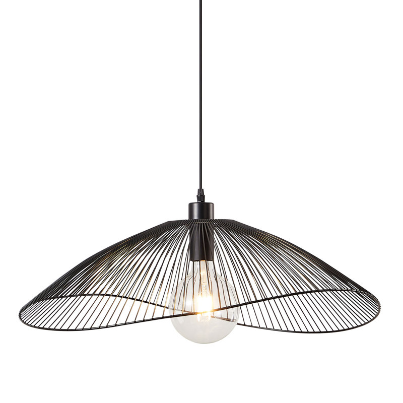 Skookum 1 - Light Black Single Pendant, 140" H x 65" W x 65" D