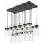 Lustre linéaire à 17 lumières Lansford-643757067