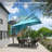 10' Square Large Cantilever Umbrella with Base and 60-degree Rotation-67120622