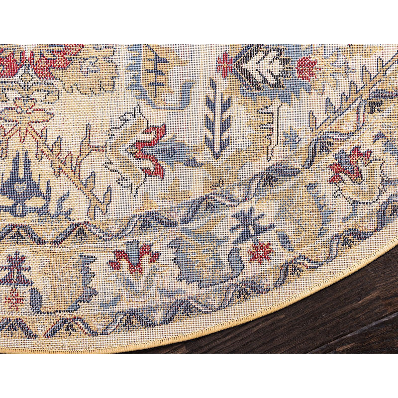 Regal Oriental Indoor Rug, Round 5'