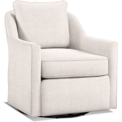 Leighton Boucle Cotton Swivel Armchair
