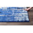 Melanarka Abstract Power Loom Performance Blue Rug-1209974257