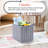 Foldable Storage Fabric Cardboard Bin Set