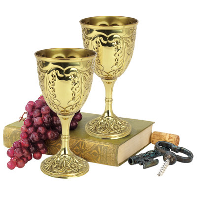 236.5ml Brass Goblet