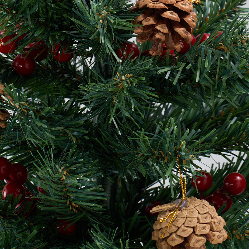 Christmas Tree with String Lights