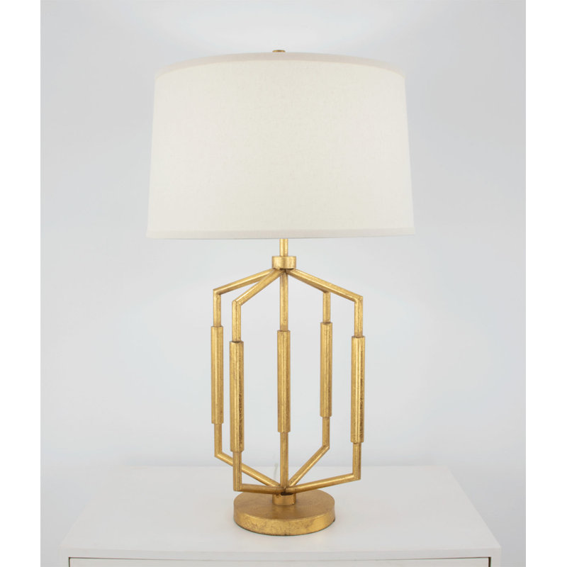 Mura Table Lamp, Gold Leaf