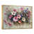 Toile avec cadre flottant or