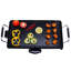 Geepas 28cm W x 56cm D Portable Single Burner Electric Grill