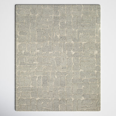Rafe Handmade Wool Gray Area Rug
