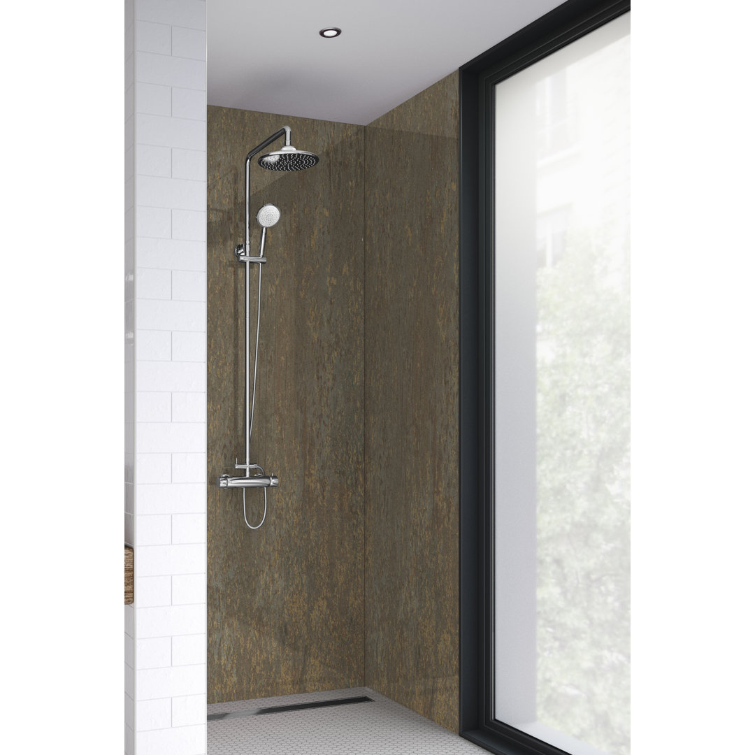 90mm W x 242mm H Decorative Wall Panel with Glass