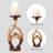 Woodsy Scented Designer Candle with Wood Holder