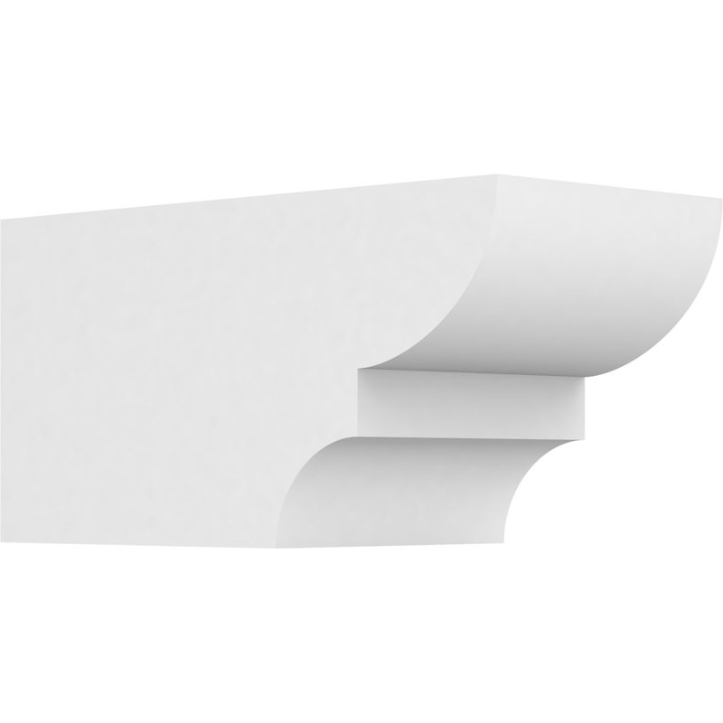 Queue de chevron standard en PVC de qualité architecturale Ridgewood, H 6 po x L 6 po x P 12 po