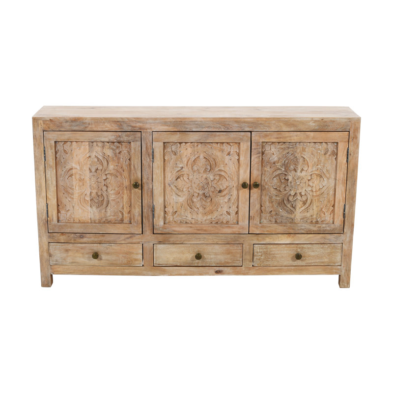 Macintyre Solid Wood Accent Cabinet