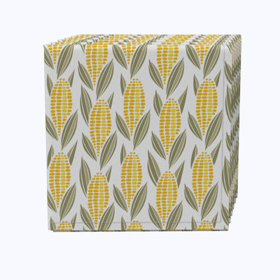 Cotton Abstract Square Napkin