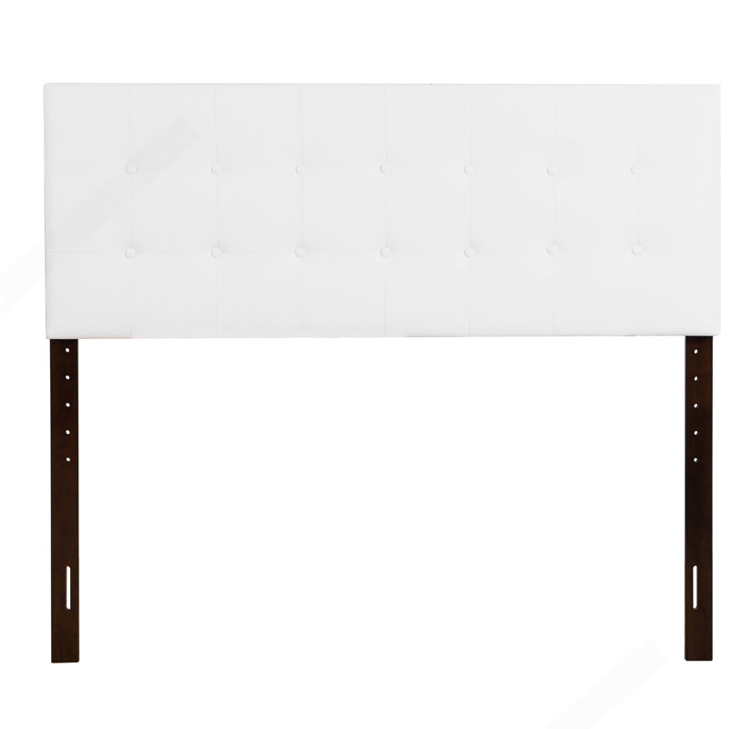 Full Headboard , WHITE, White, Full / Double