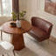 Causeuse moderne en similicuir sans accoudoirs Leona-1624575690