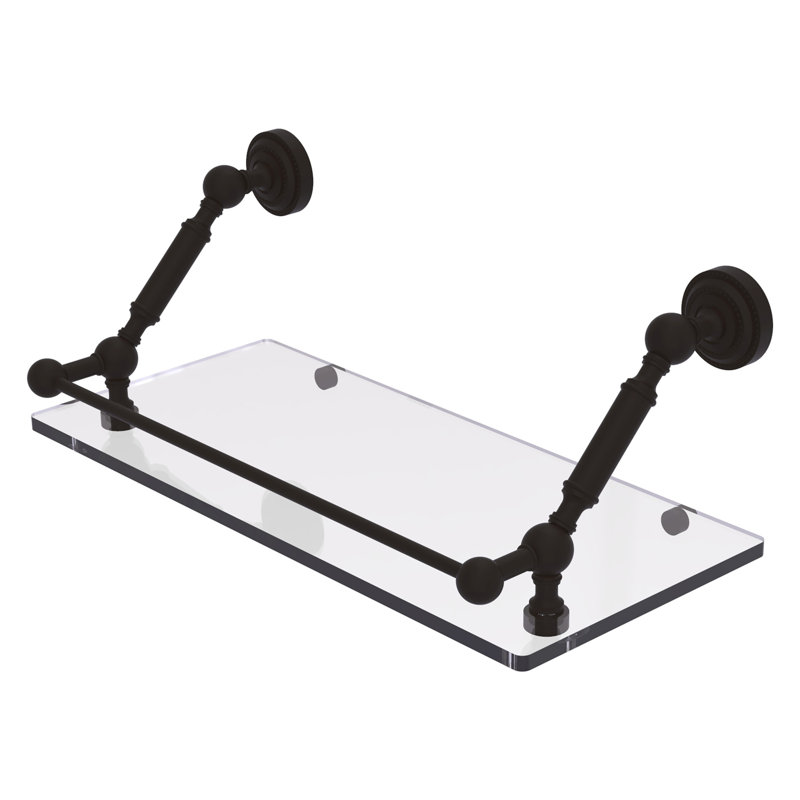 Tablette de support Marchmont, Bronze huilé, H 7,3 po x l 18 po x P 8,6 po