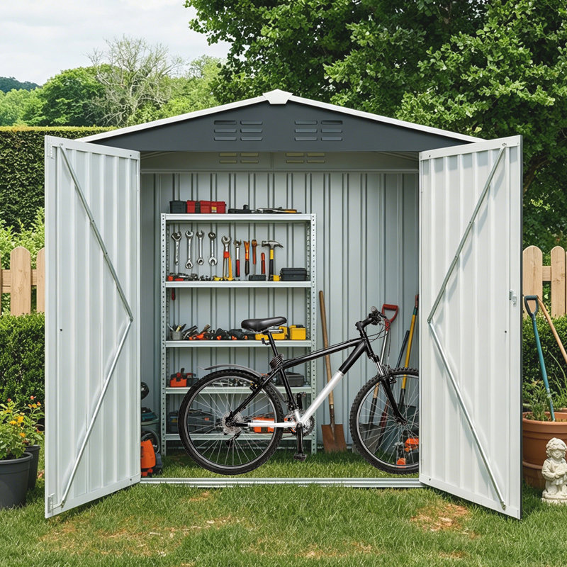 Abri de jardin avec porte verrouillable