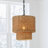 Kallock 1 - Light Gold/Black Pendant