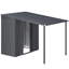 Remise pour outils de jardin 8 pi x 9 pi avec toit rigide
