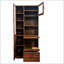 Buffet Farmhouse Kitchen Huche avec support pour micro-ondes, buffet autoportant pour rangement et présentation