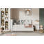 Lit de jour en bois avec tablettes de rangement, USB et lit gigogne-1681180916