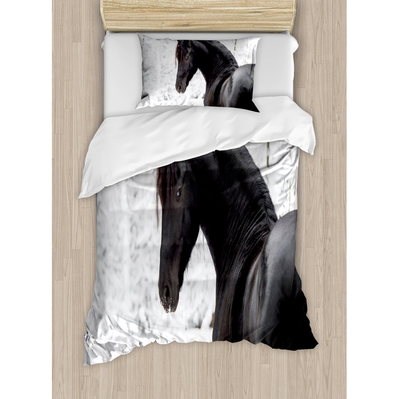 Farmhouse / Country Duvet Cover, Twin Duvet Cover + 1 Standard Sham