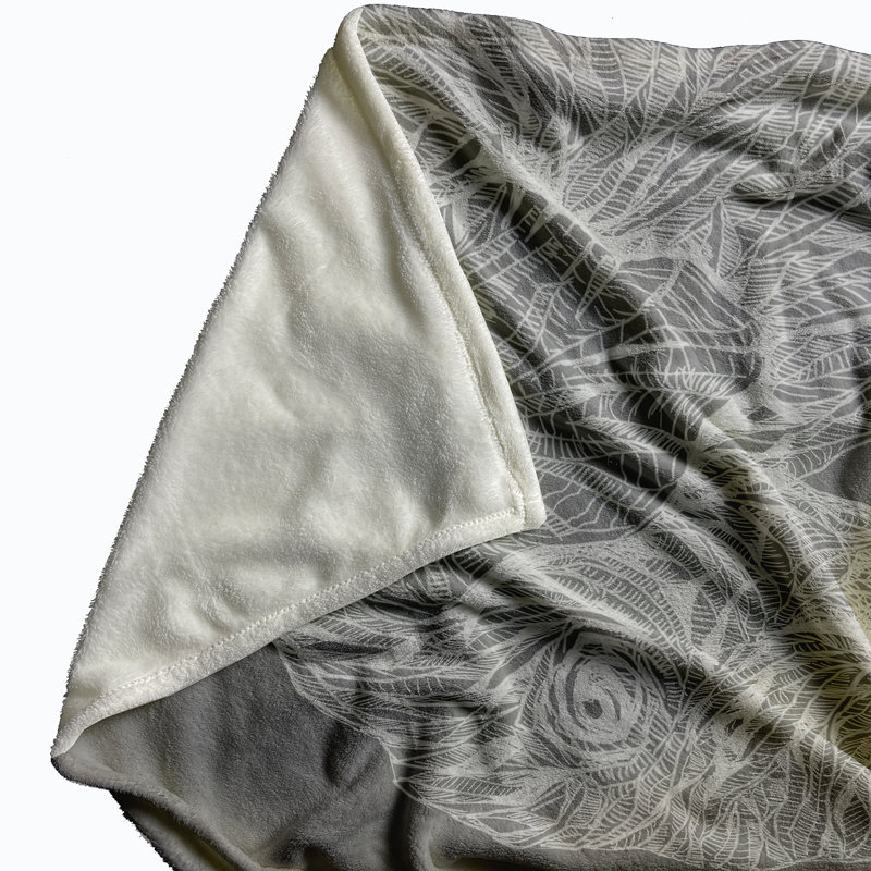 Schuller Plain Weave / Muslin Throw Blanket, Grey