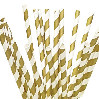 Disposable Paper Birthday Straws