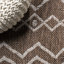 Tapis d'intérieur / extérieur brun / beige Refik-1894483832