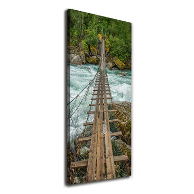 Suspension Bridge - Wrapped Canvas Print
