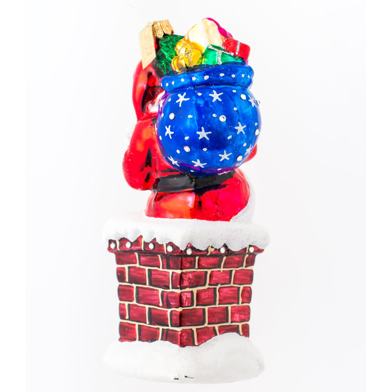 Ornement figurine suspendu de cheminée