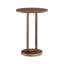 Table d'appoint ronde en bronze antique Tareel