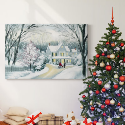 Christmas Holiday Arts - Toile tendue avec châssis