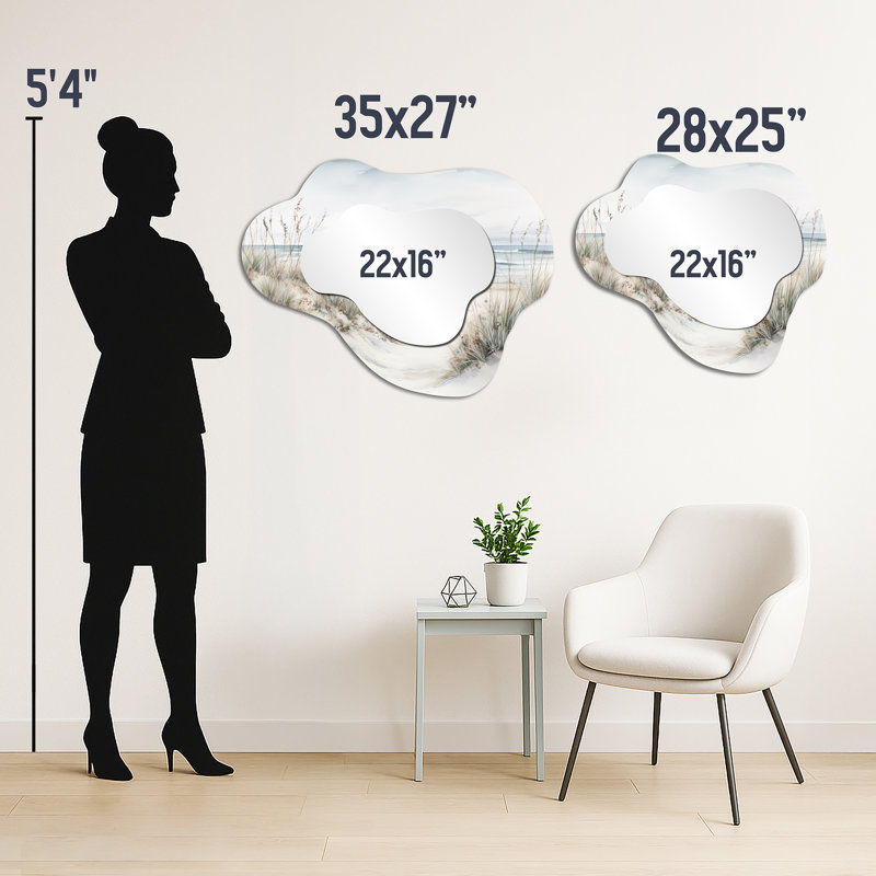 Miroir mural Nautical, 25" x 28"