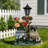 Sitting Pug Dog Planter Statue