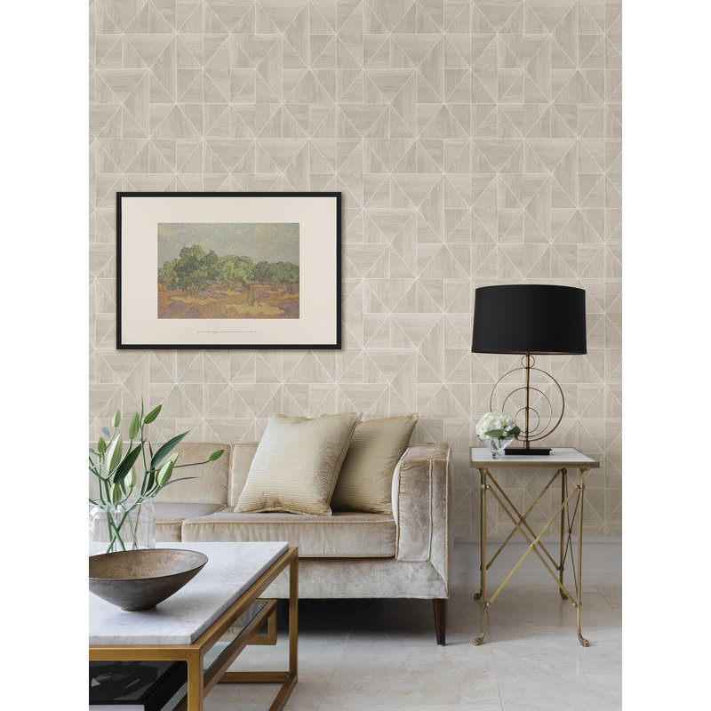 Taupe Lazlo Peel & Stick Wallpaper