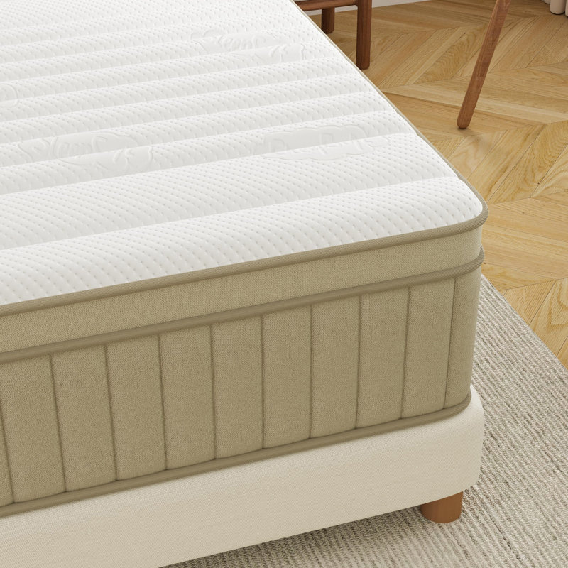 Mattress  10&14Inch Firm Mattress In A Box,Hybrid Memory Foam Mattress With Individual Pocket Spring For Motion Isolation & Pressure Relief, Certipur-US