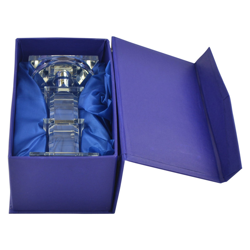 8.5'' H Crystal Tabletop Candlestick