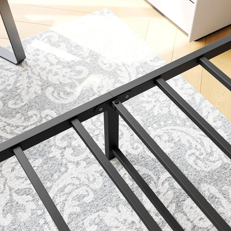 Akitomo Bed, Twin, Black/Brown