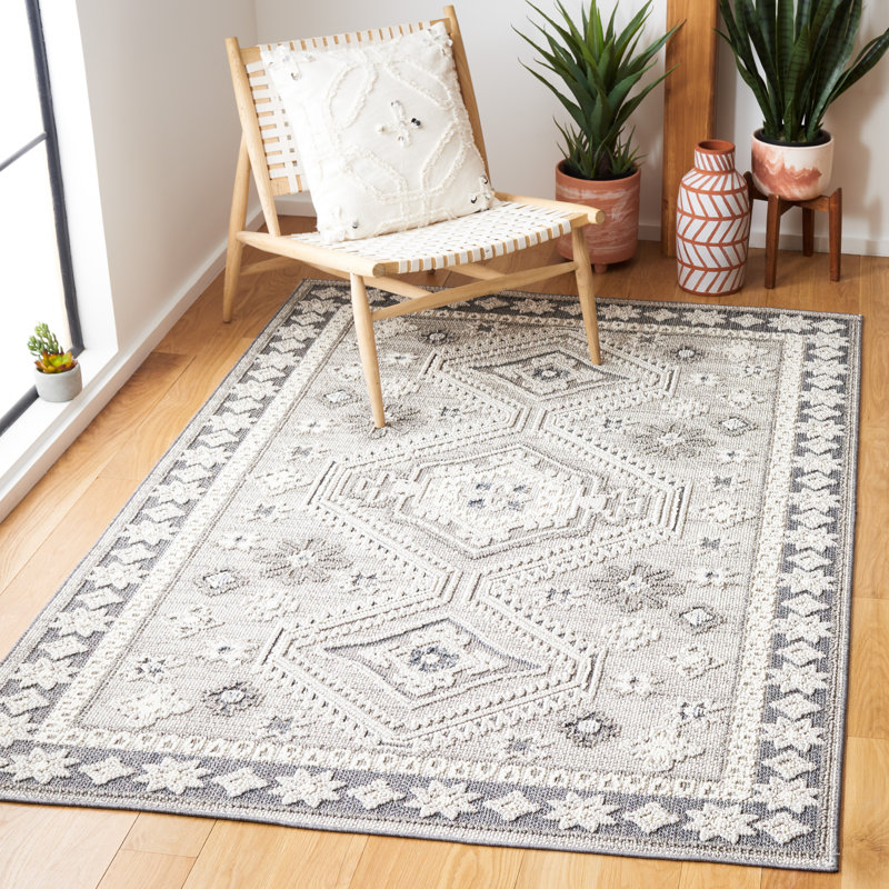 Tapis intérieur / extérieur Abbeygale 800 Performance Southwestern, Rectangle 9 pi x 12 pi