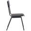 Loredana 46cm H Stacking Side Chair in Black-1487969759