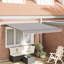 VidaXL 350cm W x 250cm D Polyester Cover Retractable Patio Awning