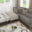 Canapé-lit modulaire réversible en forme de L avec sièges de rangement Oliveras-86834157-86834158