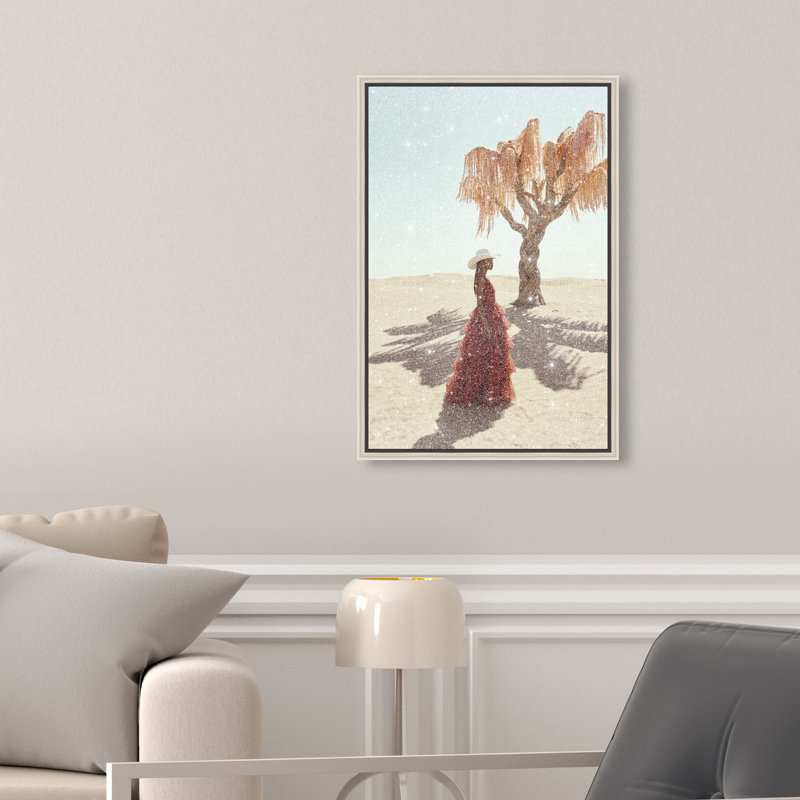 Cowgirl Couture Print by Oliver Gal, 11"H x 16"W, Silver Floater Frame