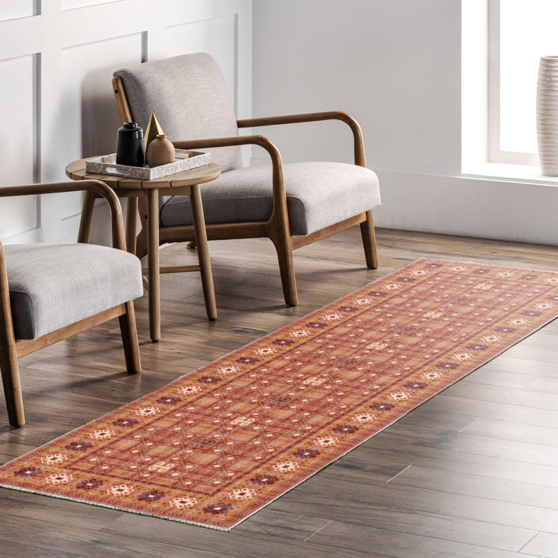 Tapis Zyir avec envers antidérapant, Tapis de couloir 5 pi 3 po x 11 pi 6 po