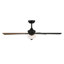 Ventilateur de plafond d'intérieur noir mat Dines 52 po avec (2) ampoules DEL 3000K, abat-jour givré, télécommande incluse-438553807-438553792
