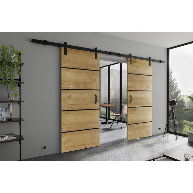 Door, 212cm x 205cm, Brown